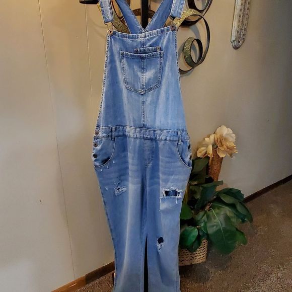American Rag Denim - American Rag Denim Bib Overalls